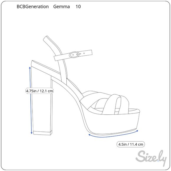 BCBG Generation Women's Tan Braided Strap Block Heel Sandals Size 10 NEW - Picture 8 of 8